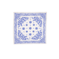 Speed Bandana - Blue on White