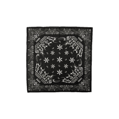 Speed Bandana - White on Black