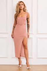 Vera Midi Dress - Blush